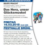 Beate Pracht live beim Brühler Gesundheitsforum 2018 (Baden Württemberg)